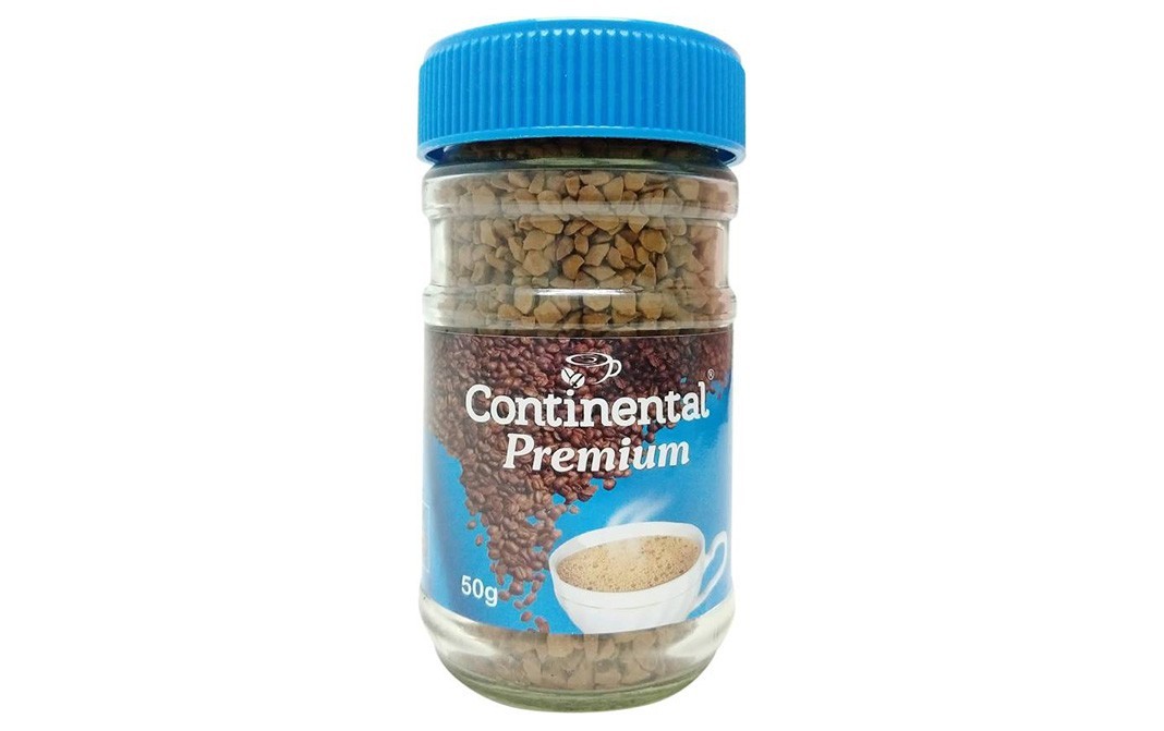 Continental Coffee Premium Instant Coffee    Glass Jar  50 grams